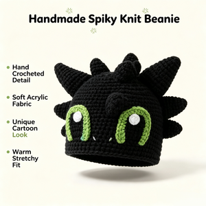 Gorro de Punto con Estampado Animal en 3D Hecho a Mano, Gorro de Invierno Acrílico Cálido y Divertido con Diseño de Dibujos Animados, Unisex para Niños, Personalizable, Edición Limitada - Product Image 2