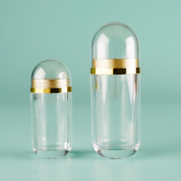 5ml 8ml 10ml 15ml 20ml 35ml 60ml Logo personnalisé bouteille transparente Capsule conteneur médecine vitamine pilule bouteille en plastique