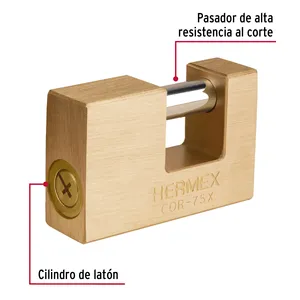 Master con 12 unità Anti-leva lucchetto, 75mm, corpo in ottone, tetra key - Product Image 2
