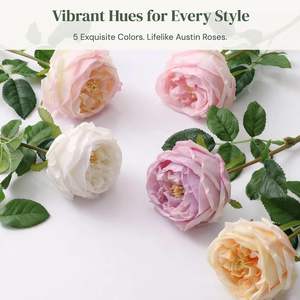 Rosas Artificiales de Ecuador Hechas a Mano, de Alta Calidad, Realistas y Humectantes, para Oficina, Hogar, Bodas, Día de la Madre, Venta al Por Mayor - Product Image 6