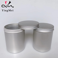 Bocaux en aluminium vides avec couvercles à vis, contenants métalliques hermétiques pour cosmétiques, parfums, lotions, aliments et thé
