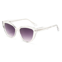 Nouvelles Lunettes de Soleil NWO T1844 Monture Fine Rétro Œil de Chat TR90 Haute Qualité Tendance Mode Street Style