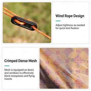 Tente Pop-Up Imperméable et Coupe-Vent Hautement Évaluée pour les Emplacements de Plage Exposés et les Conditions Météorologiques Changeantes - Product Image 5