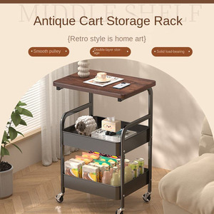 <span class=keywords><strong>Chariot</strong></span> de rangement roulant au design moderne <span class=keywords><strong>Chariot</strong></span> multicouche pour la <span class=keywords><strong>cuisine</strong></span> - Product Image 5