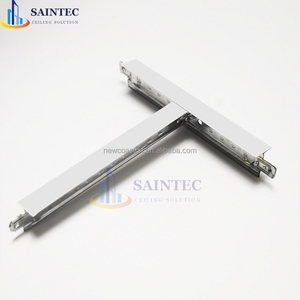 Sistema de Rejilla para Techo Falso de Acero Galvanizado T24 Moderno e Ignífugo, Accesorios de Alta Resistencia, Rejilla en T Saintec - Product Image 1