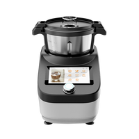 Procesador de Alimentos Multifuncional de 3L, Acero Inoxidable, Control por Aplicación, 14 en 1, Picadora de Carne Eléctrica, Picadora de Vegetales, Licuadora, Mezcladora