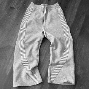 <span class=keywords><strong>Pantaloni</strong></span> da Jogging Retrò <span class=keywords><strong>a</strong></span> <span class=keywords><strong>Righe</strong></span> Personalizzati di Alta Qualità, Stile Y2k, <span class=keywords><strong>Pantaloni</strong></span> Casual Neri con Striscia Bianca per Uomo - Product Image 3