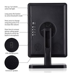 Super Nouvelle Offre Spéciale Professionnel Portatif De Vanité De Bureau 20 Led Lumière Loupe Rechargeable Fonction Musique Miroir De Maquillage - Product Image 5