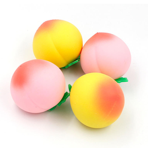 2025 Bulk Simulation Anti-stress TPR Peach Squishy Toys Popularity Soft Hot Selling <b>Ball</b> Relief <b>Squeeze</b> Toy - Product Image 6