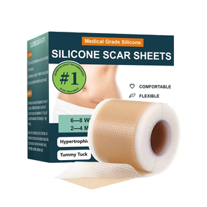 สติ้กเกอร์ซิลิโคนรอยแผลเป็นมีกาวในตัวมาส์กหน้า<span class=keywords><strong>เนื้อ</strong></span>สีกันน้ำสำหรับถอดได้1.5เมตร - Product Image 1