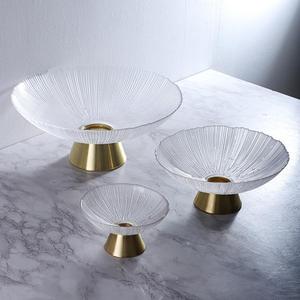 Fraise Banane Raisin Autres Fruits Plateau décoratif en verre Plats et assiettes ovales élégants - Product Image 1