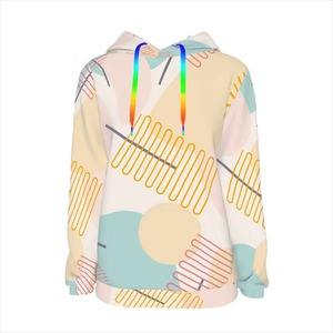 Image personnalisée Ensemble jogging à capuche personnalisable pour femme Motif de lettres imprimées avec fermeture éclair pour l'hiver et l'automne Options XS disponibles - Product Image 1