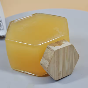 Venta al por mayor 280g 380g Frasco de miel con tapas de madera Cuchara - Product Image 6