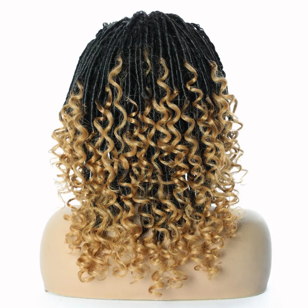 <span class=keywords><strong>18</strong></span> इंच सिंथेटिक बाल Wigs काले महिलाओं के लिए Crochet Braids मोड़ जंबो भय अशुद्ध Locs केश लंबे एफ्रो भूरे रंग के बाल