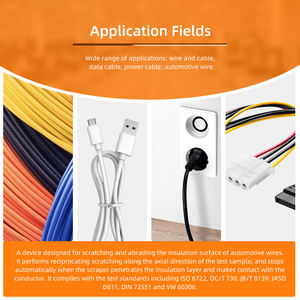 เครื่องทดสอบการขูดขีดและการสึกหรอของสายไฟรถยนต์ ZENROTEST |   อุปกรณ์มืออาชีพที่มีความแม่นยำสูง รับประกันการใช้งานเคลือบสายไฟได้นาน 1 ปี - Product Image 6