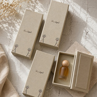 Boîte d'emballage de parfum en cuir à imprimé floral personnalisé, boîte à rouge à lèvres de luxe en papier personnalisé, boîte de rangement pour cosmétiques et aromathérapie