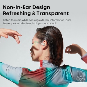 Thiết kế mới không thấm nước IPX5 thể thao móc tai TWS không dây Bluetooth Earbuds tay miễn phí audifonos mở-tai nghe tai nghe thể thao tai nghe - Product Image 2