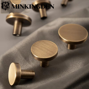 Maniglia Moderna Minimalista in Ottone Massiccio <span class=keywords><strong>per</strong></span> Mobili, Maniglia Lunga Anticata <span class=keywords><strong>per</strong></span> Armadio, Cassetto, Cucina e Camera da Letto - Product Image 2