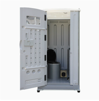 Toilettes portables de luxe, toilettes VIP avec douche et lavabo, remorque de toilettes mobiles à louer