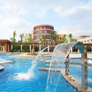 Cascade <span class=keywords><strong>d</strong></span>'eau lumineuse à LED à changement de couleur avec lumières RGB pour la <span class=keywords><strong>d</strong></span>écoration de jardins, bassins, piscines et patios – Pièce maîtresse moderne - Product Image 2