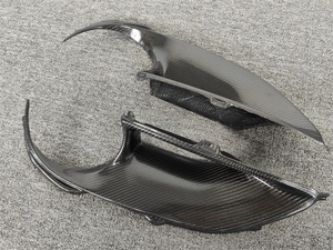 Marco de luz trasera de parachoques trasero de fibra de carbono verdadero para Ferrari 488 GTB/Spide kit de carrocería Borde de parachoques delantero difusor trasero faldones laterales - Product Image 2