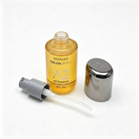 Flacon pompe ovale en verre de 40 ml, luxe, 1,35 oz, haute qualité, pour fond de teint, sérum, emballage de soins de la peau, OEM personnalisé