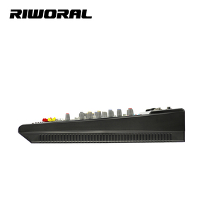 MX806 <span class=keywords><strong>Console</strong></span> de <span class=keywords><strong>mixage</strong></span> audio numérique DJ professionnelle à 8 canaux pour station de <span class=keywords><strong>radio</strong></span> Construction métallique durable - Product Image 3