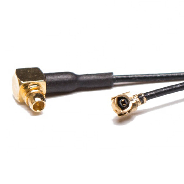 Low Loss 1.13mm Cable Right Angle MMCX Male to MHF1 UFL Cable Assembly