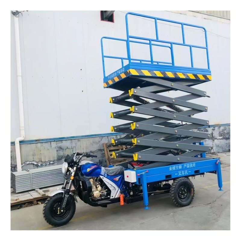 Mobile Scissor Lift Manual Traction Lifting