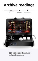 Console de jeu portable tout-en-un avec écran double, joystick de combat d'arcade Moonlight Box, WIFI pliable, 32 000 jeux, nouvelle console de jeu à pièces