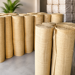 Tappeto in <span class=keywords><strong>Rafia</strong></span> <span class=keywords><strong>Naturale</strong></span> Intrecciata Direttamente dalla Fabbrica per Arredamento, Decorazione Soffitti, Realizzazione Borse, Artigianato, Dimensioni Personalizzabili OEM - Product Image 2