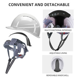 หมวกกันน็อคใส่ทำงานแบบแข็งหมวกกันน็อคสำหรับงานก่อสร้างหมวกกันน็อคแบบระบายอากาศได้ดี - Product Image 2