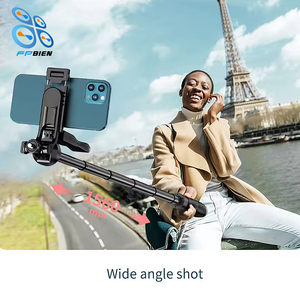 Venta caliente de fábrica 360 Selfie Stick ABS conveniente soporte de transmisión de teléfono móvil multifunción soporte en vivo trípode - Product Image 6