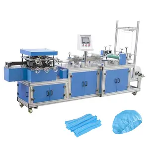 YMJ Ultrasonically sealed surgeon disposable non woven bouffant cap surgery hat machine to make hats with elastic band