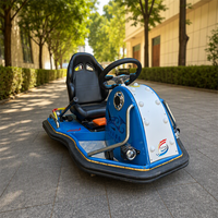 Voiture électrique pour enfants à dérive et pare-chocs, développée en interne, avec éclairage LED et pare-chocs anti-collision, certifiée CE, pour parcs d'attractions, directement de l'usine