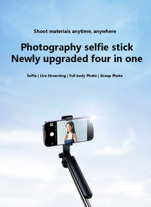 Chân máy bốn trục bốn chân buổi hòa nhạc đứng máy ảnh di động phổ Selfie Stick chống rung chụp ảnh du lịch Bluetooth tự động - Product Image 6