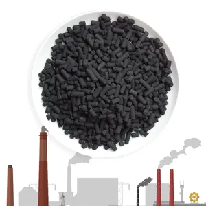 3mm 4mm Water Purification Columnar Activated Carbon High Quality Gas Treatment Carbon Pellet