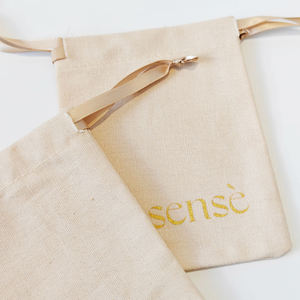 Pochette en coton 100% naturel de haute qualité, réutilisable et recyclable, sac en daim à cordon pour chaussures et emballage de cadeaux de mariage - Product Image 2