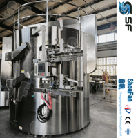 Machine d'empilage automatique de bouteilles en tour électrique à haute efficacité, conception brevetée, faible consommation d'énergie, pour cartons et films.