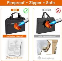 Bolso de cuero multifuncional Carpeta organizadora de archivos de acordeón ignífuga e impermeable para viajes de negocios con carpeta estampada