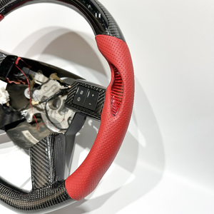 Volant de course en fibre de carbone avec LED RPM, compatible avec les anciens modèles Chrysler 300 et <span class=keywords><strong>Dodge</strong></span> - Product Image 2