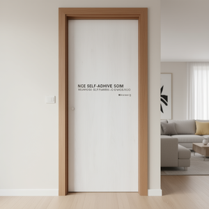 Película Autoadhesiva Blanca para Puertas de Madera 82.7x35.4, Cubierta de PVC para Muebles - Product Image 2