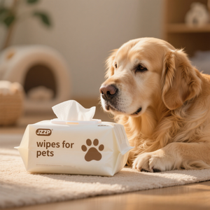 Lingettes humides écologiques en bambou pour animaux de compagnie 80 pièces par paquet de logo personnalisable au parfum doux pour le nettoyage domestique - Product Image 2