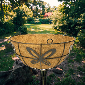 Pot de fleurs suspendu classique en fibre de coco naturelle pour la plantation, fournitures de jardin essentielles - Product Image 3