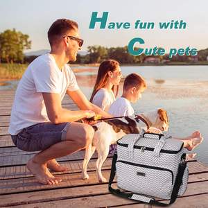 Muestra Gratuita de Bolsa de Transporte para Perros, Jaula de Viaje Plegable para Cachorros de 0-15 lbs, Transportín Portátil de Carcasa Suave para Mascotas, Ideal para Pomerania - Product Image 2