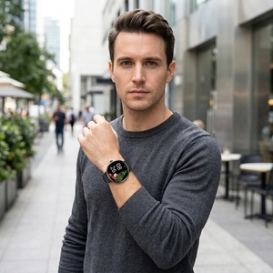 Reloj Inteligente Personalizado para Regalo Navideño, con Temática Navideña, Pantalla AMOLED, Monitor <span class=keywords><strong>de</strong></span> Actividad Física, Pantalla Táctil, Tarjeta SIM, Correa <span class=keywords><strong>de</strong></span> Goma, Pedidos al por Mayor OEM - Product Image 5