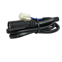 Pasokan langsung pabrik 4 Pin Din kabel Rca perakitan Video dan kawat Audio Harness 5.5*2.5mm 5.5*2.1mm