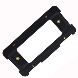 Support de plaque d'immatriculation arrière en plastique noir pour BMW 3 5 7 X1 X3 X4 X5, spécifications américaines - Product Image 5