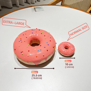 Modelo de simulación de donut extragrande, adorno de repostería, juguete, accesorios de fotografía, modelo de comida, pan, para exhibición en cocina y tienda de repostería - Product Image 3