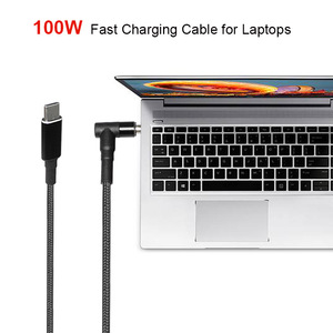 Câble de charge USB Type C PD 100W, cordon de charge USB C, convertisseur de prise USB C vers adaptateur d'alimentation pour ordinateur portable, connecteur pour ordinateurs portables universels - Product Image 3